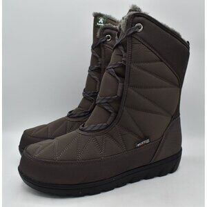 Kamik Womens Size 11 Hannah Charcoal Mid Waterproof Insulated Snow Boots Shoes